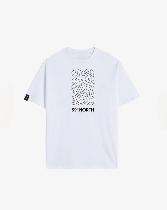 Polera Manga Corta Hombre - North White
