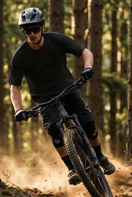 Polera Manga Corta Hombre - RIDE Black