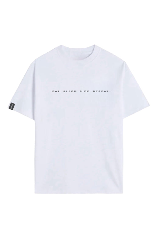 Polera Manga Corta Hombre - RIDE White