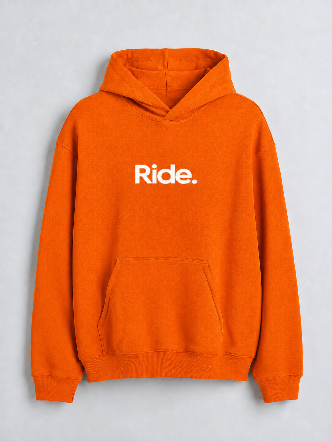 Polerón Ride Orange. Hombre