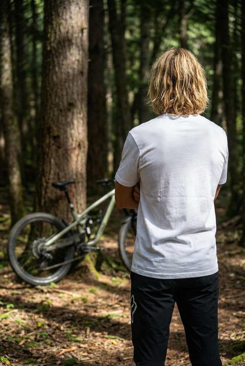Polera Manga Corta Hombre - Classic White