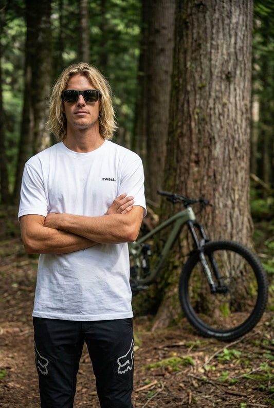 Polera Manga Corta Hombre - Classic White