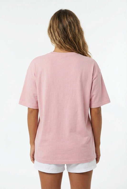 Polera Manga Corta Mujer - Minimal Pink