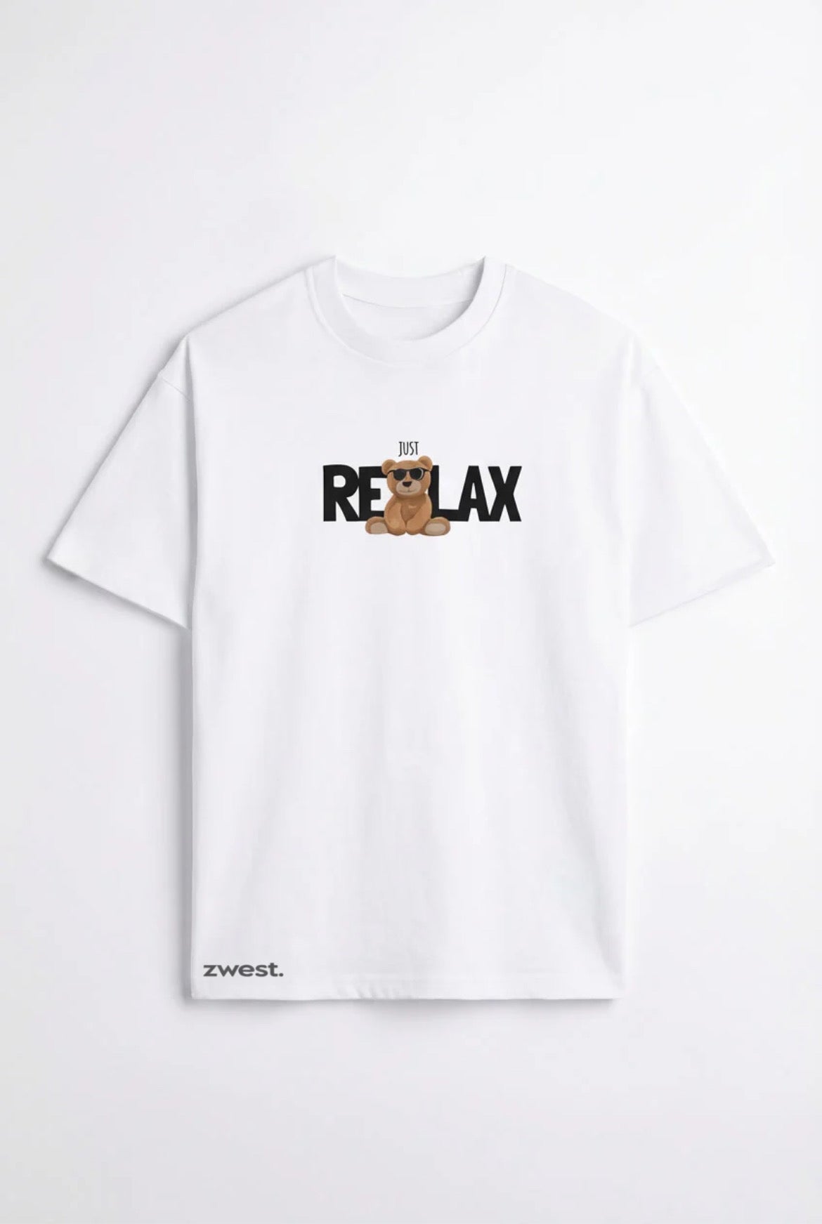 Polera Manga Corta Hombre - Relax White