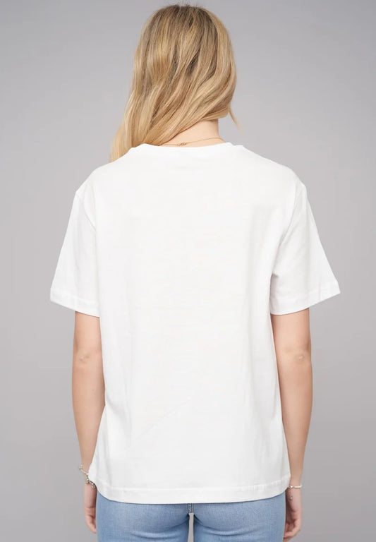 Polera Manga Corta Mujer - Classic White