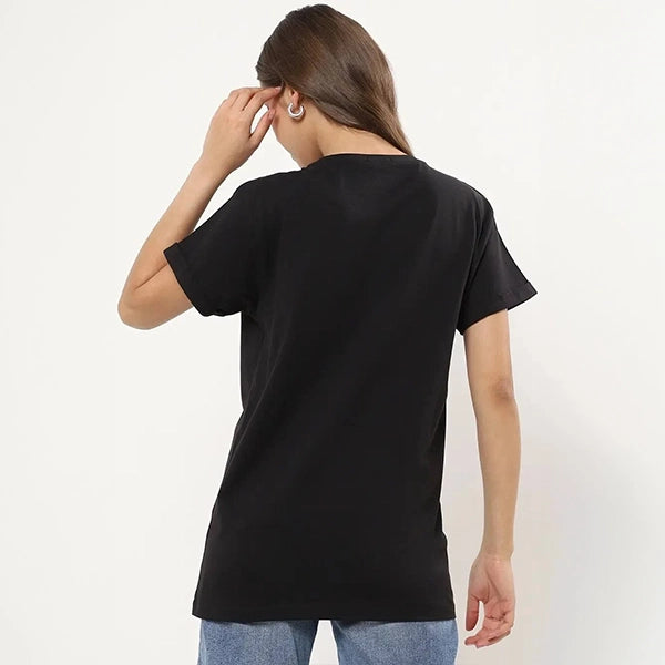 Polera Manga Corta Mujer - Minimal Black