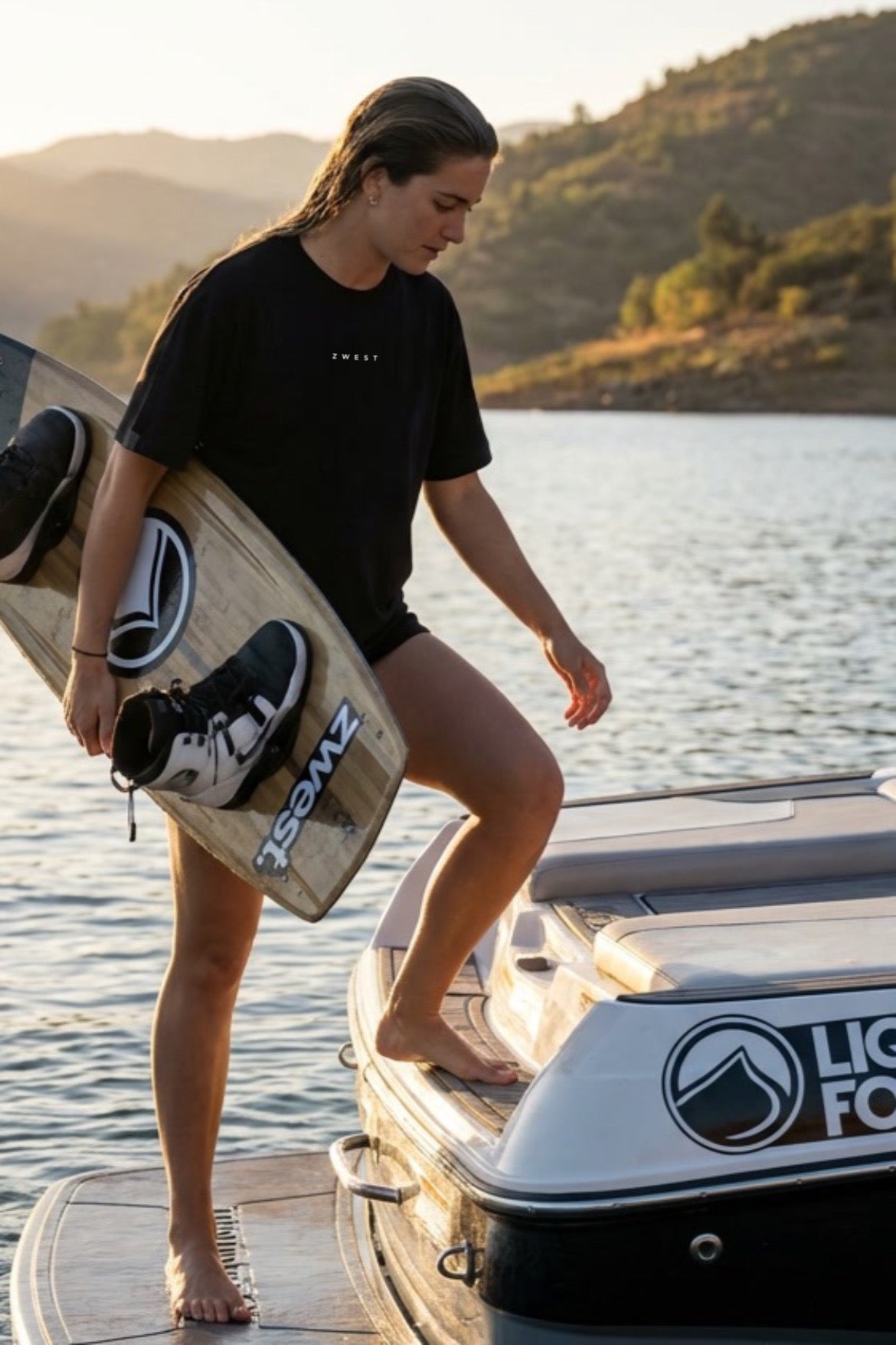 Polera Manga Corta Mujer - Minimal Black