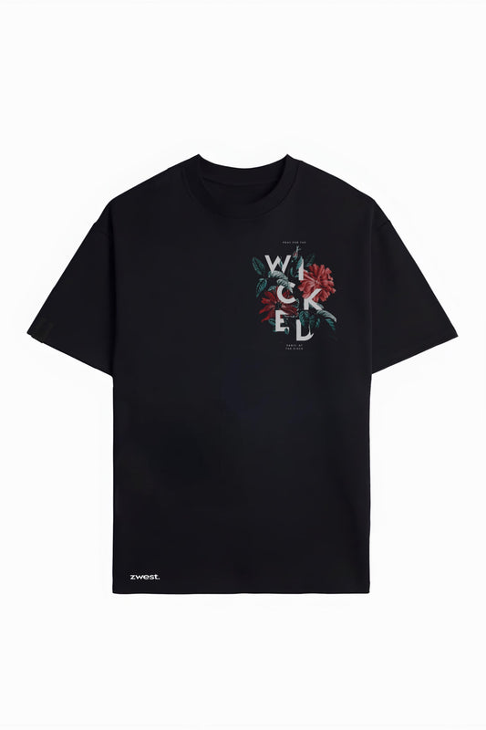 Polera Manga Corta Hombre - Wicked Black