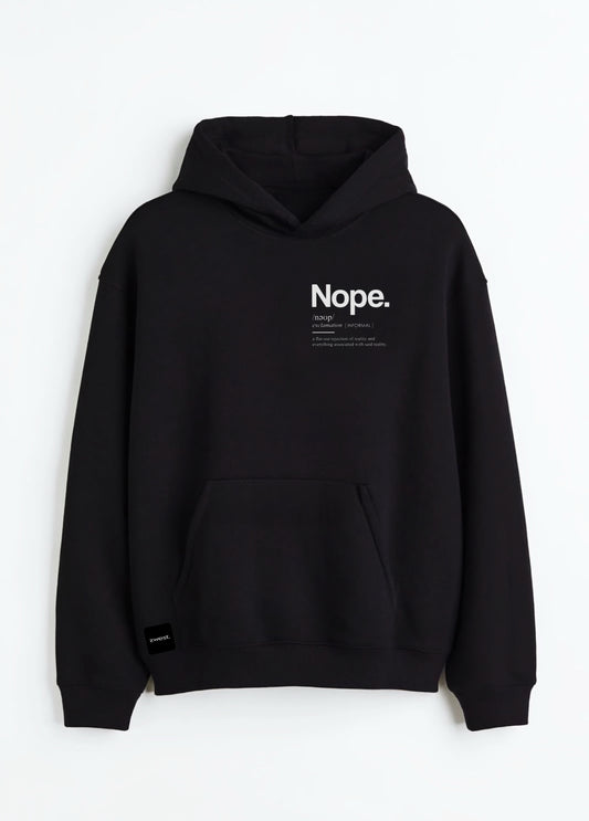 Polerón Hombre - Nope Black