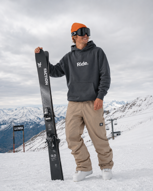Polerón Ride Grey. Hombre