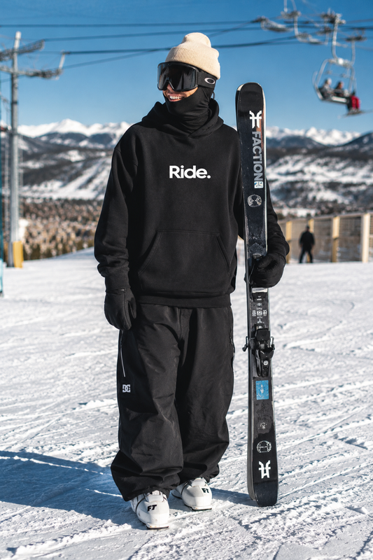 Polerón Ride Black. Hombre