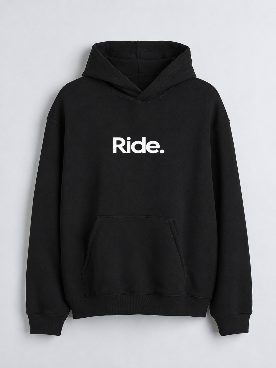 Polerón Ride Black. Hombre