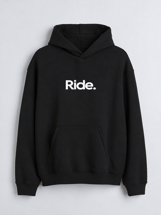 Polerón Ride Black. Hombre