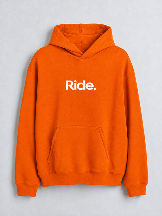 Polerón Ride Orange. Hombre
