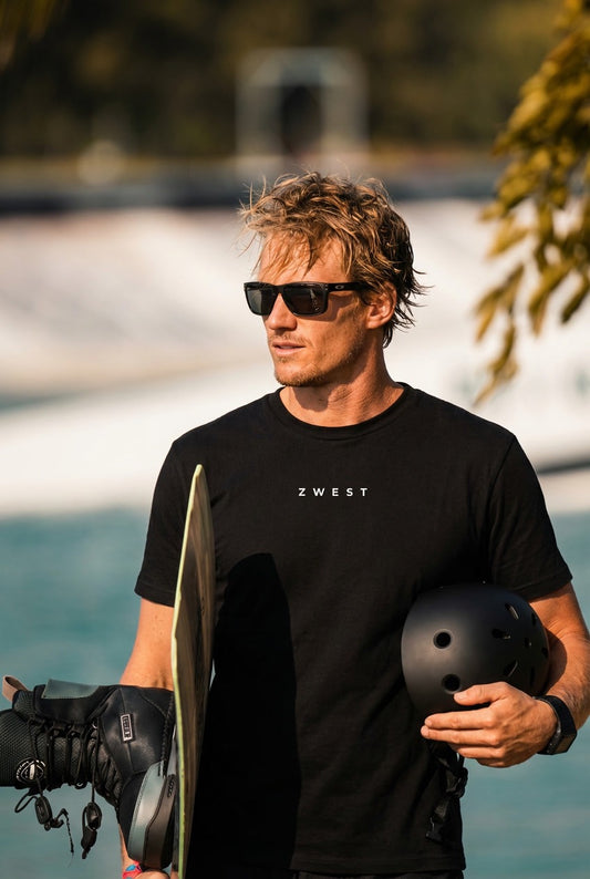 Polera Manga Corta Hombre - Minimal Black