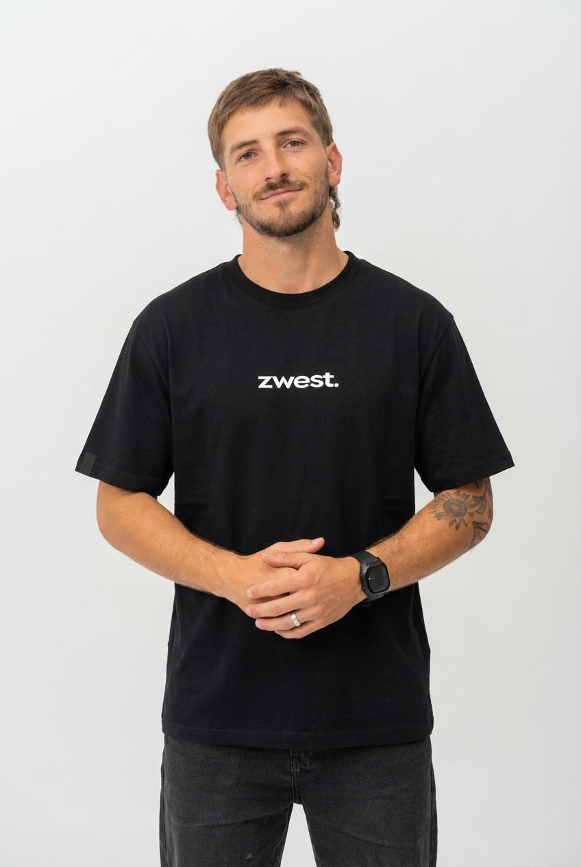 Polera Manga Corta Hombre - Original Black