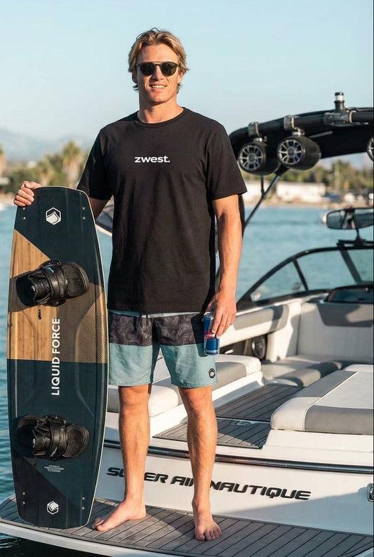 Polera Manga Corta Hombre - Original Black