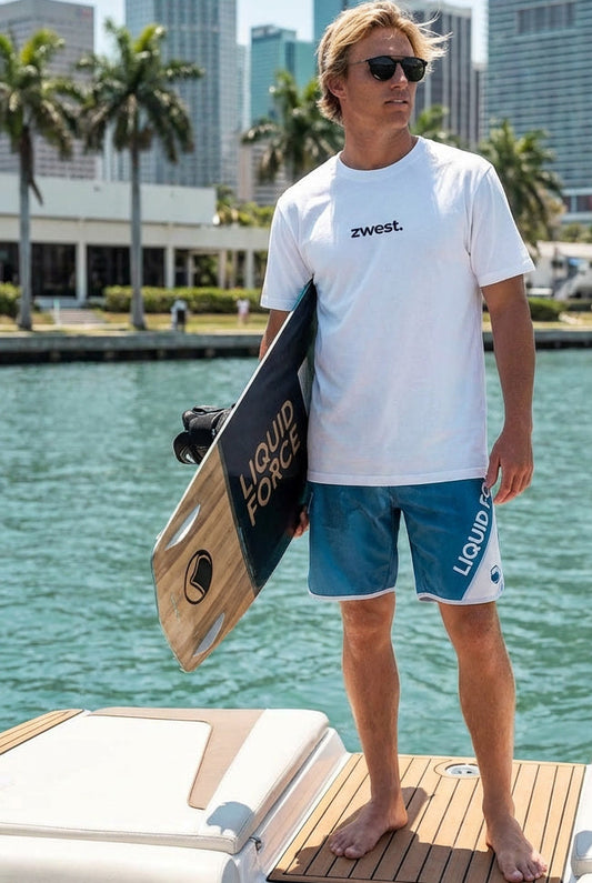 Polera Manga Corta Hombre - Original White