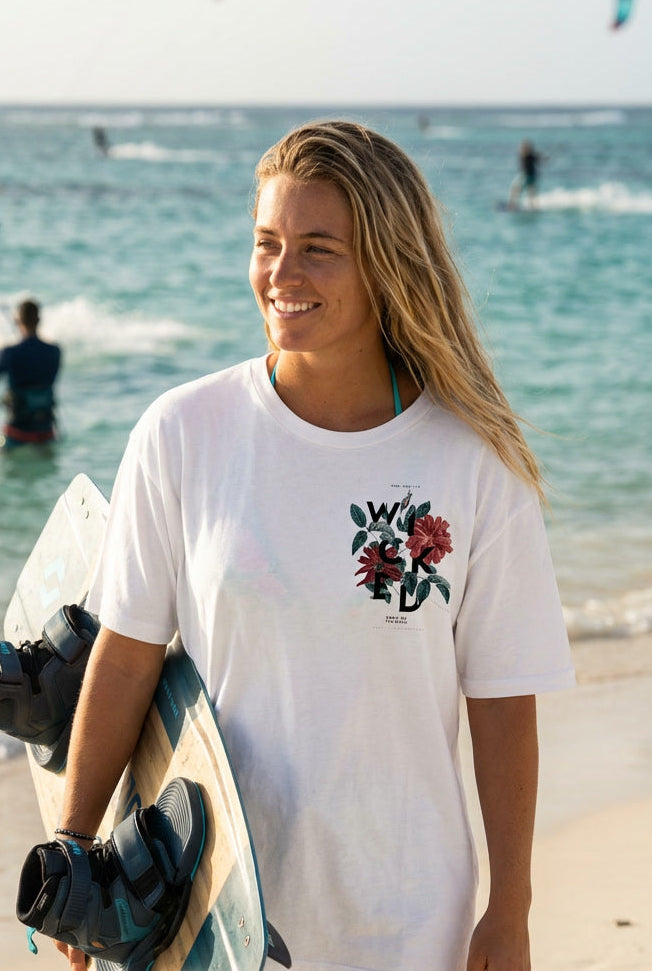 Polera Manga Corta Mujer - Wicked White