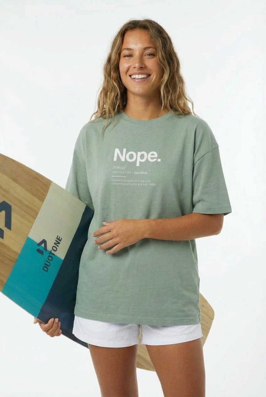 Polera Manga Corta Mujer - Nope Sage