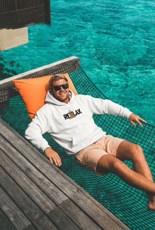 Polerón Hombre - Relax White