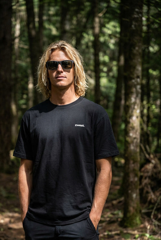 Polera Manga Corta Hombre - Classic Black