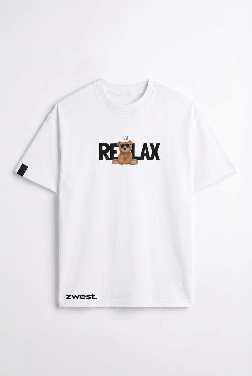 Polera Manga Corta Mujer - Relax White