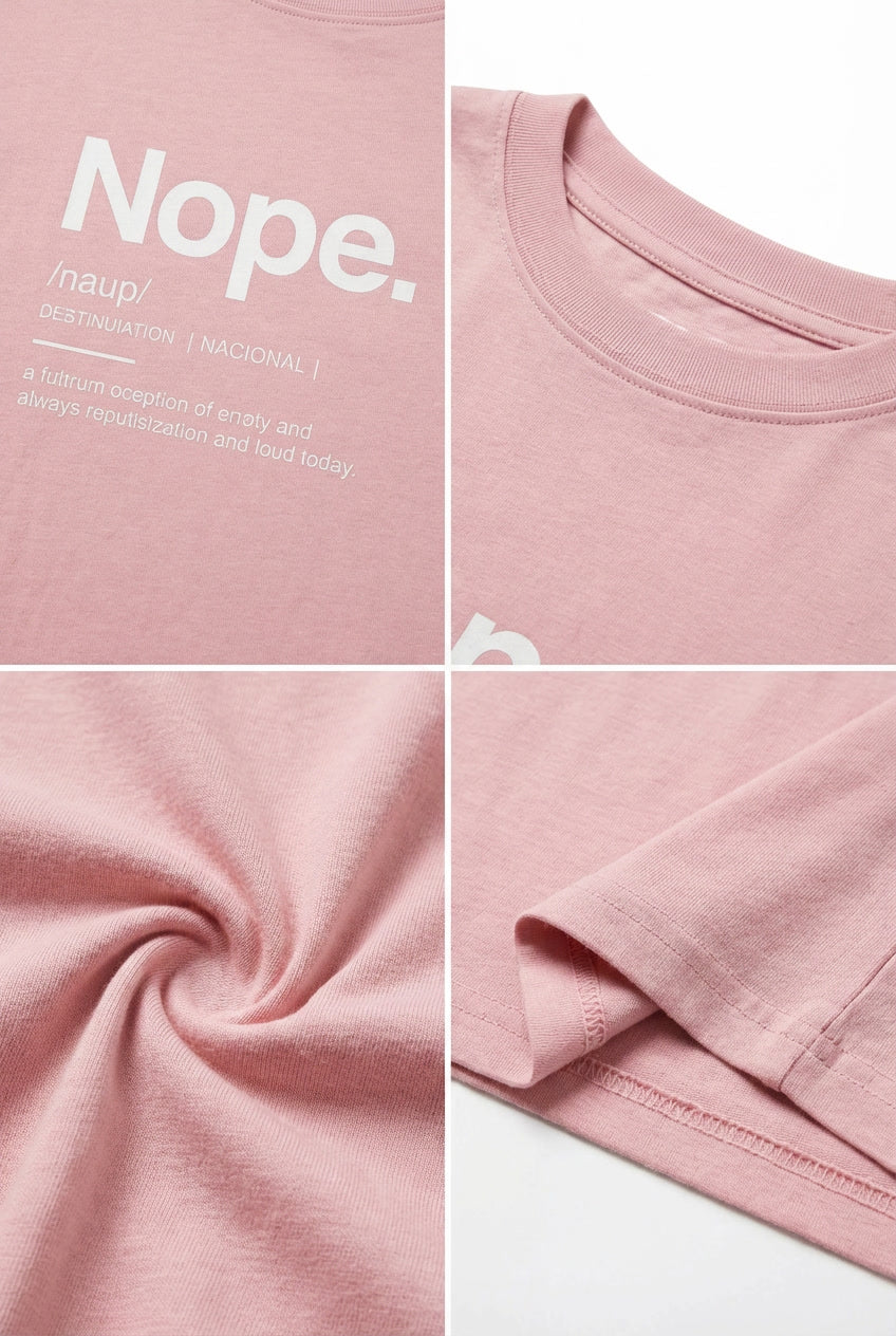 Polera Manga Corta Mujer - Nope Pink