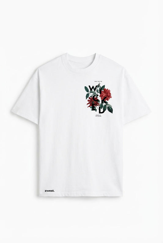 Polera Manga Corta Hombre - Wicked White