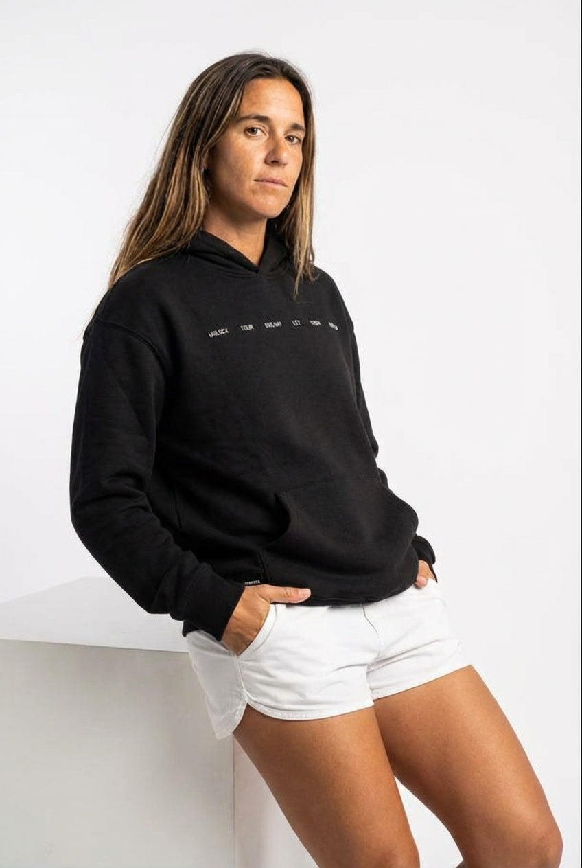 Polerón Mujer - Unfold Black