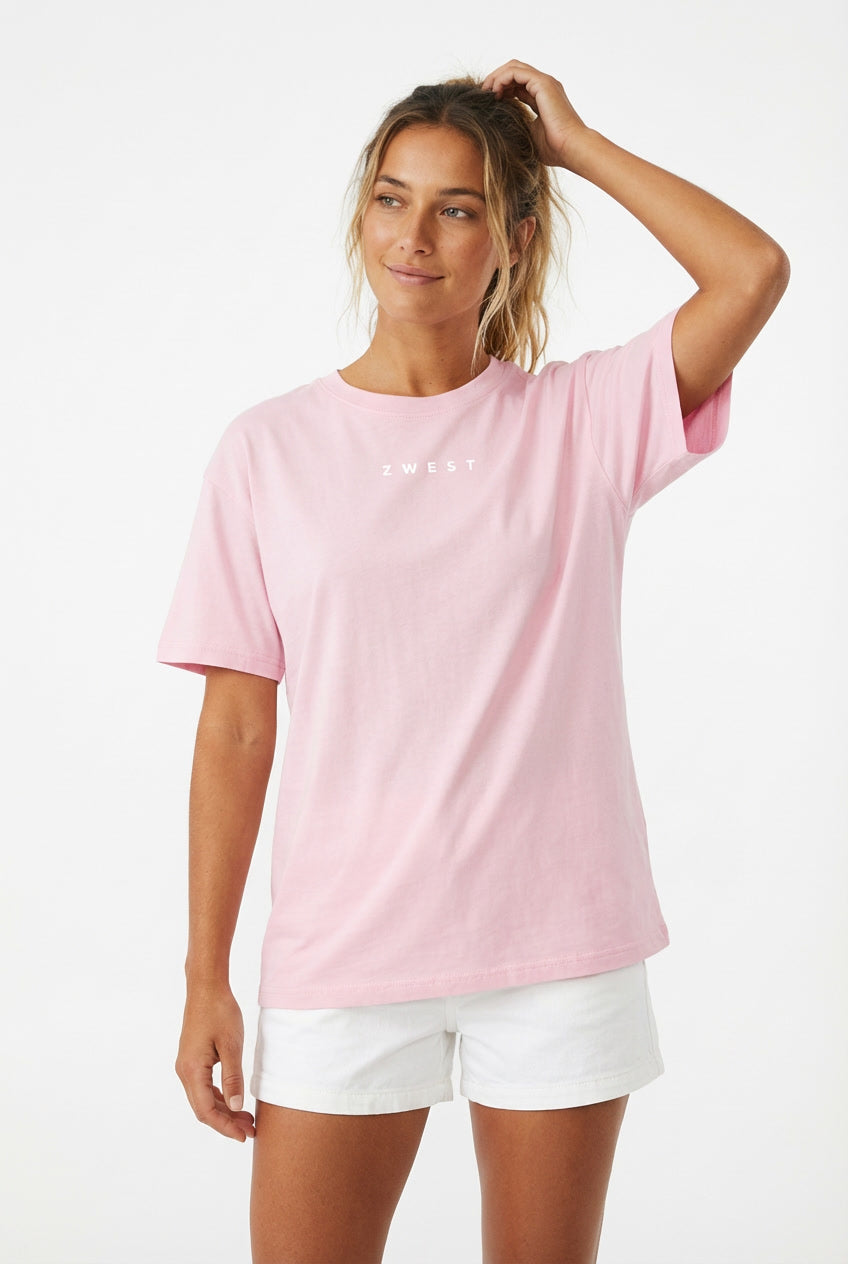 Polera Manga Corta Mujer - Minimal Pink